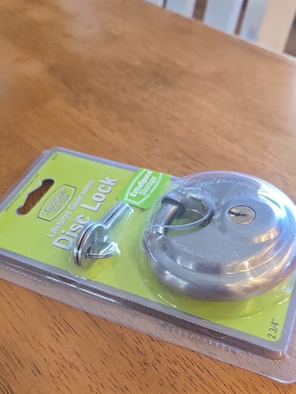 Disc Padlock - Silver